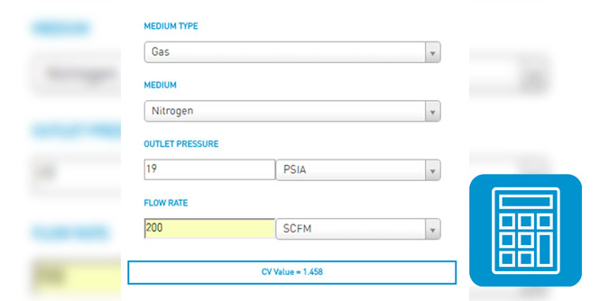 Flow and CV calculator