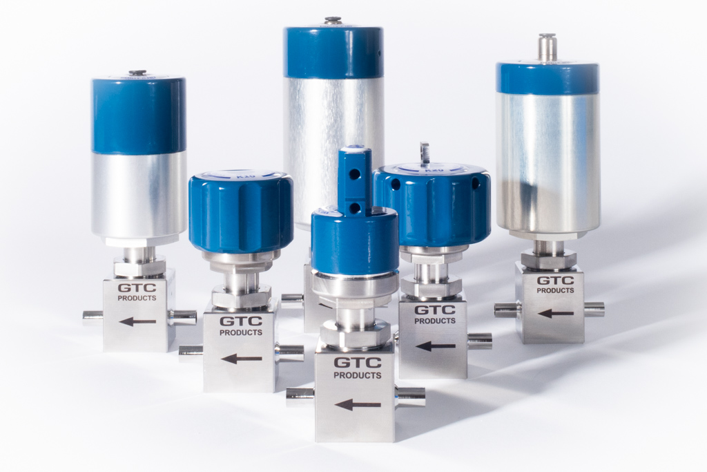 Cleanroom diaphragm valves