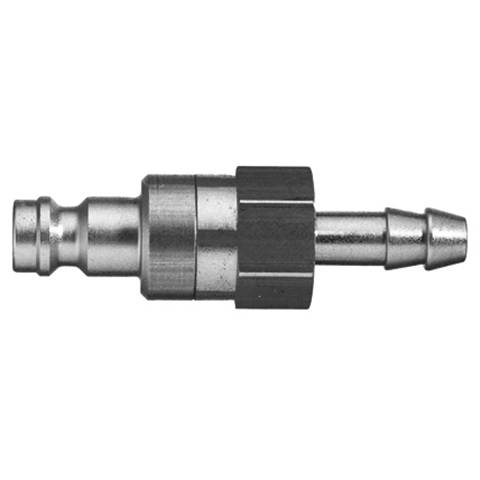 45594295 Nipple - Dry Break - Hose Barb Double shut-off nipple with flatsealing or dry-break system for leak-free design. (KL series). On the coupling and plug, our leak-free coupling systems have valves that build up no dead-space volume. As such, when the connection is broken, no drops of the medium being channelled are able to escape. This variant is especially suitable for transporting aggressive media or in sensitive environments like in cleanrooms.