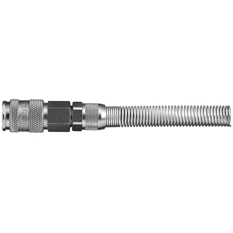 46161500 Coupling - Double Shut-off - Plastic Hose Connection Double shut-off quick coupler (KB serie) On the double shut-off systems, after disconnection, the flow stops both in the coupling and in the plug. The medium remains in the hose in both connecting lines, the pressure is held constant and will not be released.