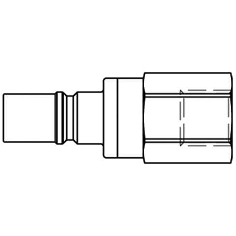 46810400 Nipple - Dry Break - Female Thread Double shut-off nipple with flatsealing or dry-break system for leak-free design. (KL series). On the coupling and plug, our leak-free coupling systems have valves that build up no dead-space volume. As such, when the connection is broken, no drops of the medium being channelled are able to escape. This variant is especially suitable for transporting aggressive media or in sensitive environments like in cleanrooms.