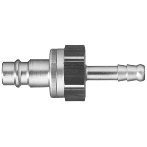 47505765 Nipple - Dry Break - Hose Barb Double shut-off nipple with flatsealing or dry-break system for leak-free design. (KL series). On the coupling and plug, our leak-free coupling systems have valves that build up no dead-space volume. As such, when the connection is broken, no drops of the medium being channelled are able to escape. This variant is especially suitable for transporting aggressive media or in sensitive environments like in cleanrooms.