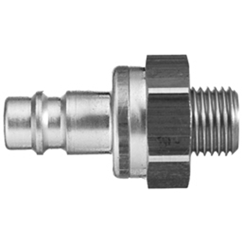 47575650 Nipple - Dry Break - Male Thread Double shut-off nipple with flatsealing or dry-break system for leak-free design. (KL series). On the coupling and plug, our leak-free coupling systems have valves that build up no dead-space volume. As such, when the connection is broken, no drops of the medium being channelled are able to escape. This variant is especially suitable for transporting aggressive media or in sensitive environments like in cleanrooms.