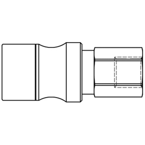 47810000 Coupling - Dry Break - Female Thread Double shut-off quick couplings with flatsealing or dry-break system for leak-free design. (KL series). On the coupling and plug, our leak-free coupling systems have valves that build up no dead-space volume. As such, when the connection is broken, no drops of the medium being channelled are able to escape. This variant is especially suitable for transporting aggressive media or in sensitive environments like in cleanrooms.