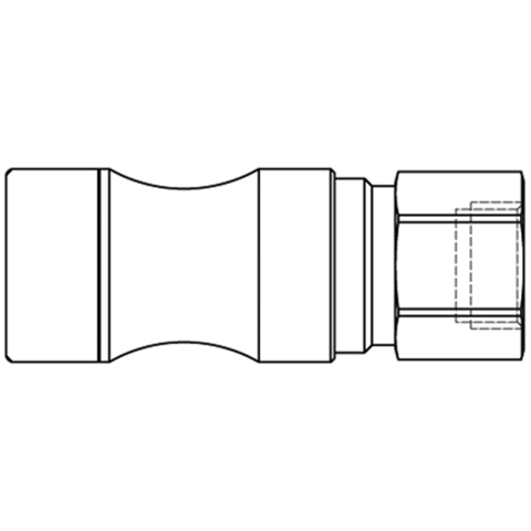 47810800 Coupling - Dry Break - Female Thread Double shut-off quick couplings with flatsealing or dry-break system for leak-free design. (KL series). On the coupling and plug, our leak-free coupling systems have valves that build up no dead-space volume. As such, when the connection is broken, no drops of the medium being channelled are able to escape. This variant is especially suitable for transporting aggressive media or in sensitive environments like in cleanrooms.