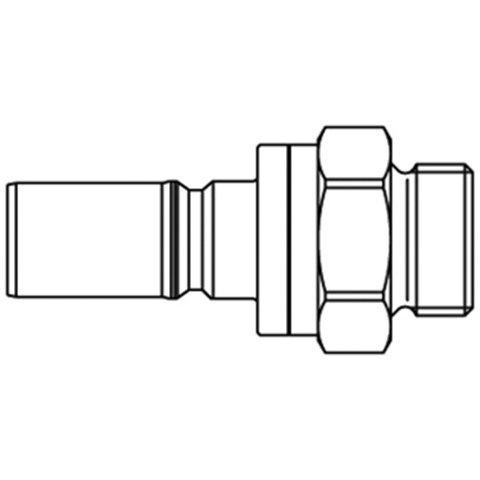 47811400 Nipple - Dry Break - Male Thread Double shut-off nipple with flatsealing or dry-break system for leak-free design. (KL series). On the coupling and plug, our leak-free coupling systems have valves that build up no dead-space volume. As such, when the connection is broken, no drops of the medium being channelled are able to escape. This variant is especially suitable for transporting aggressive media or in sensitive environments like in cleanrooms.