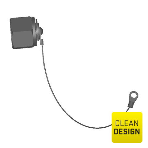 94204720 Cap - Female UHP (gland) plug in low sulfur or standard SS316L stainless steel are internal or/and external electropolished and packed in a class 10 cleanroom.