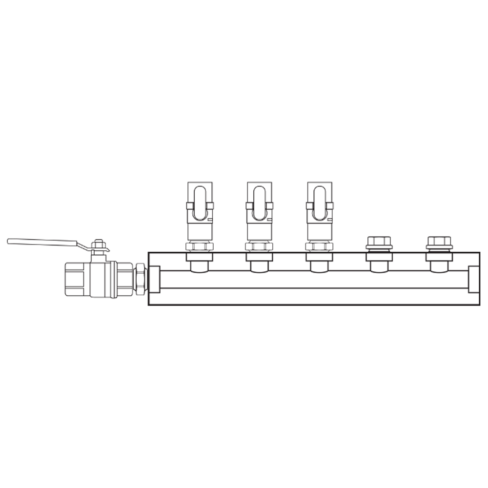 M1031010 Manifolds Brass