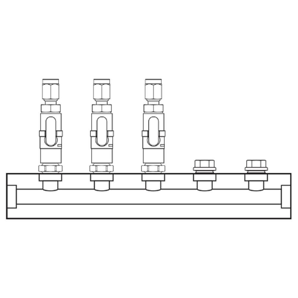 M1031100 Manifolds Brass