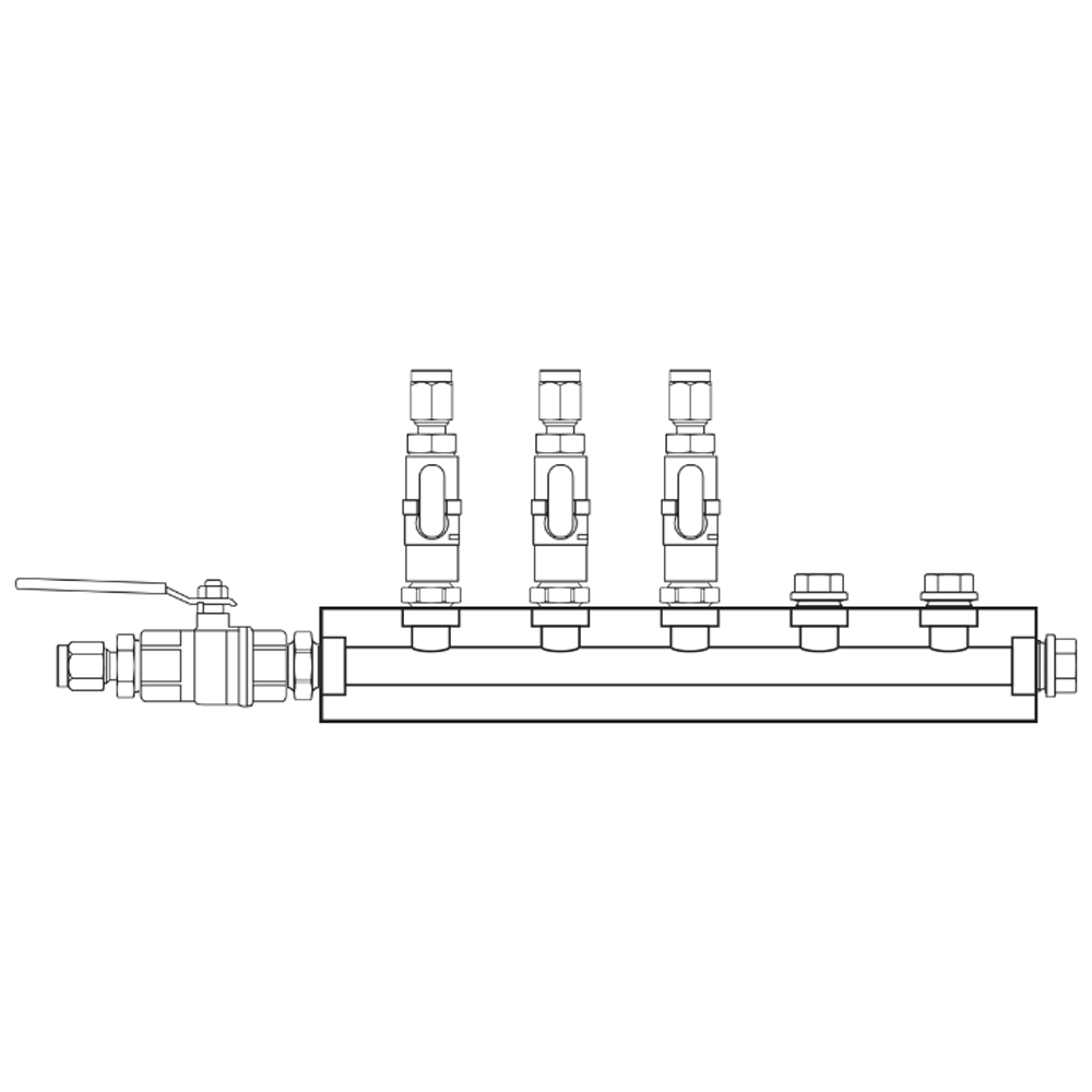 M1031151 Manifolds Brass