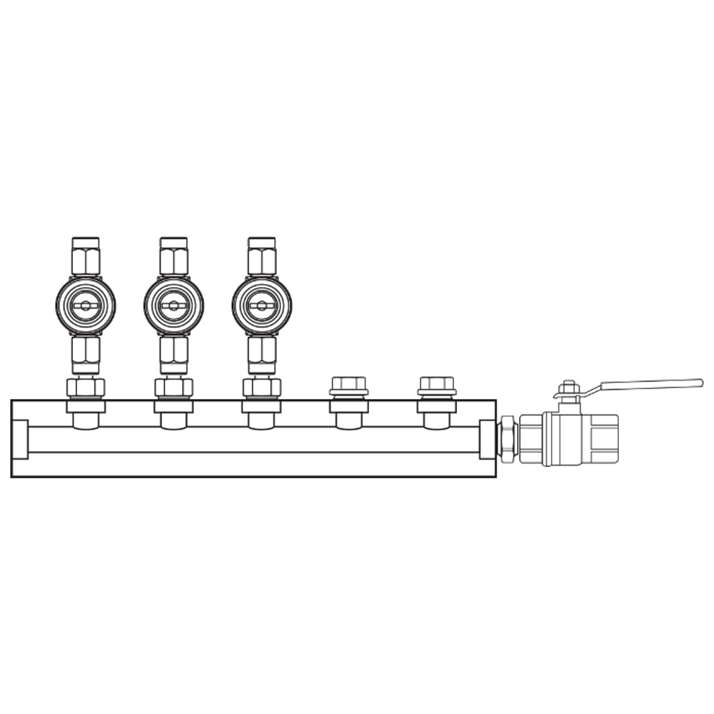 M1032002 Manifolds Brass