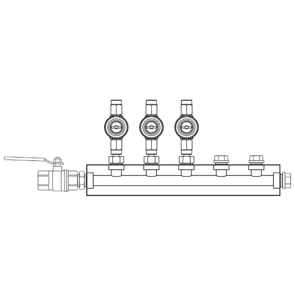 M1032011 Manifolds Brass