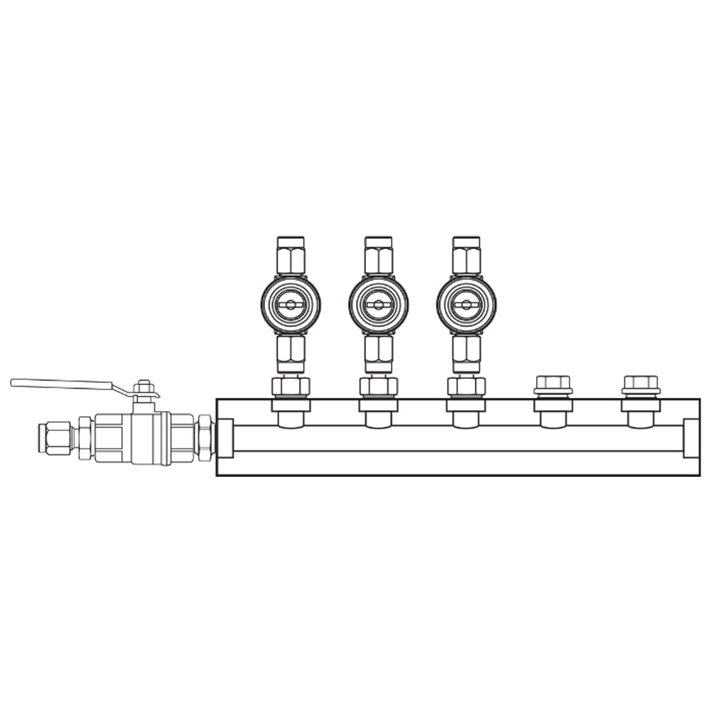 M1032020 Manifolds Brass