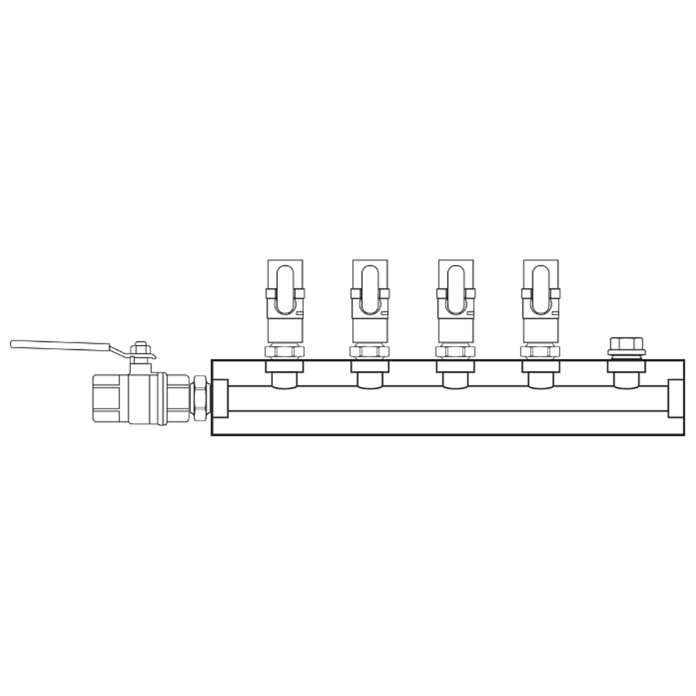 M1041010 Manifolds Brass