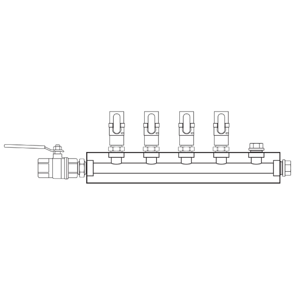 M1041011 Manifolds Brass