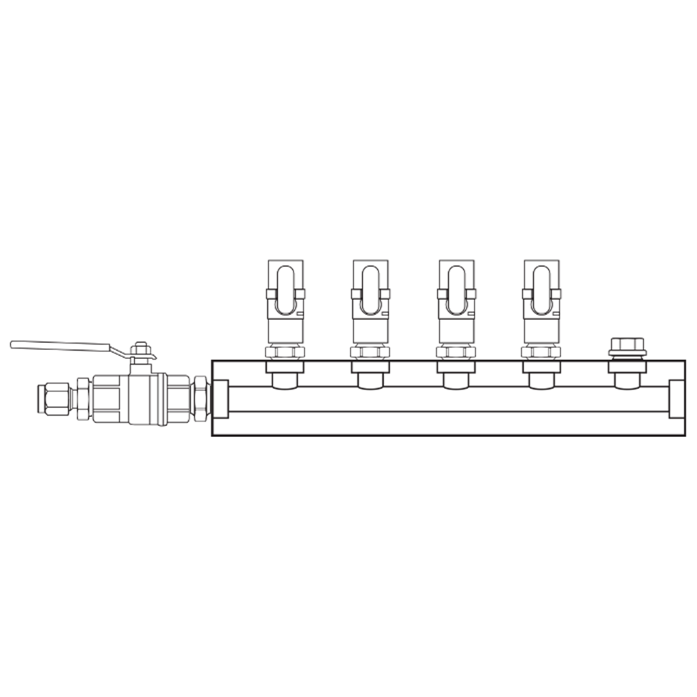 M1041030 Manifolds Brass