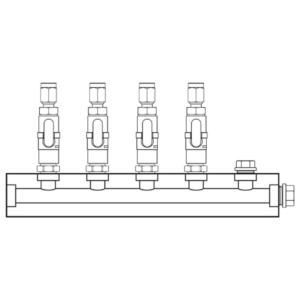 M1041101 Manifolds Brass