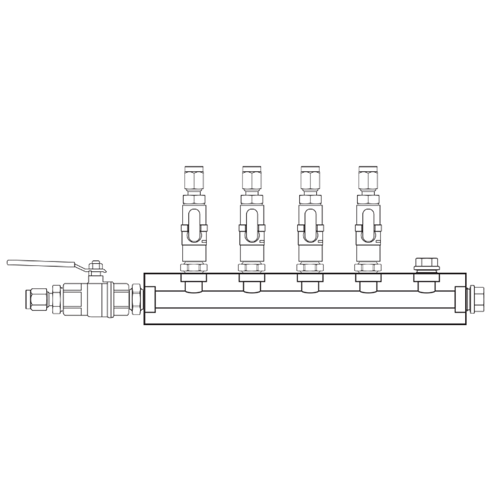 M1041151 Manifolds Brass