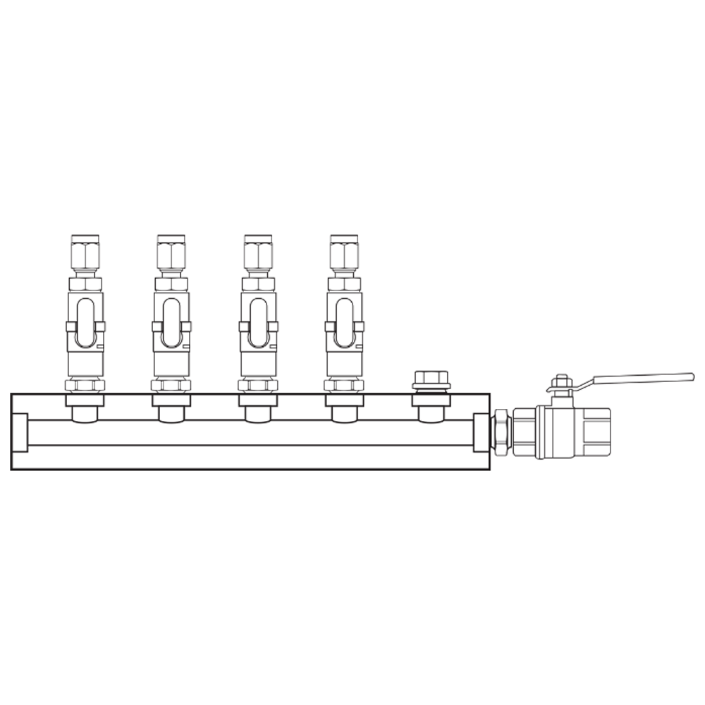 M1041302 Manifolds Brass