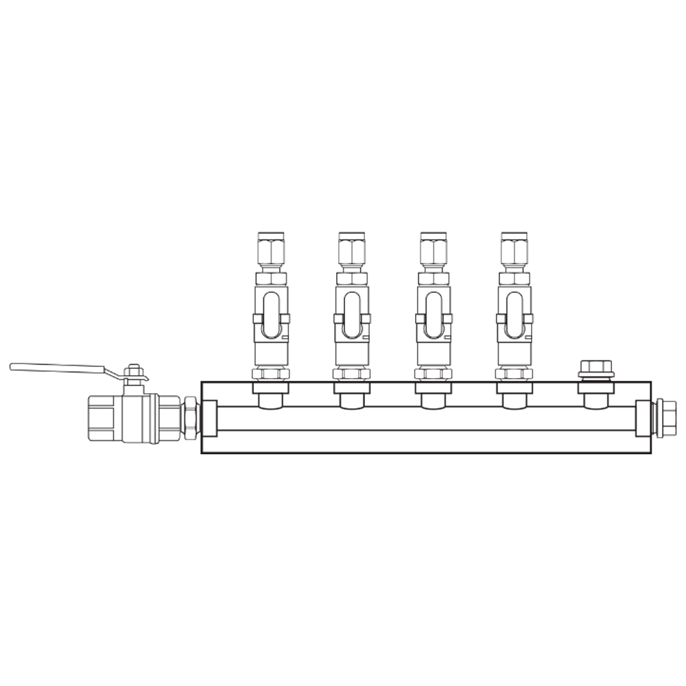 M1041311 Manifolds Brass