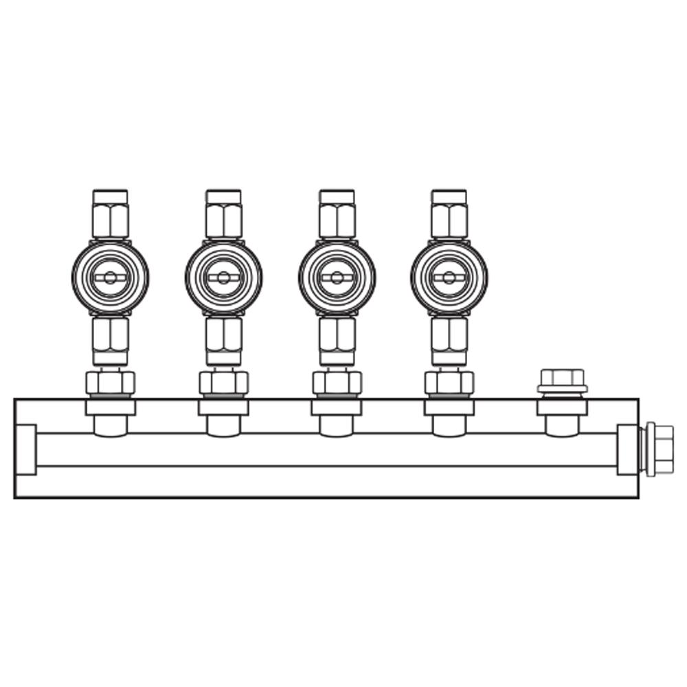 M1043001 Manifolds Brass