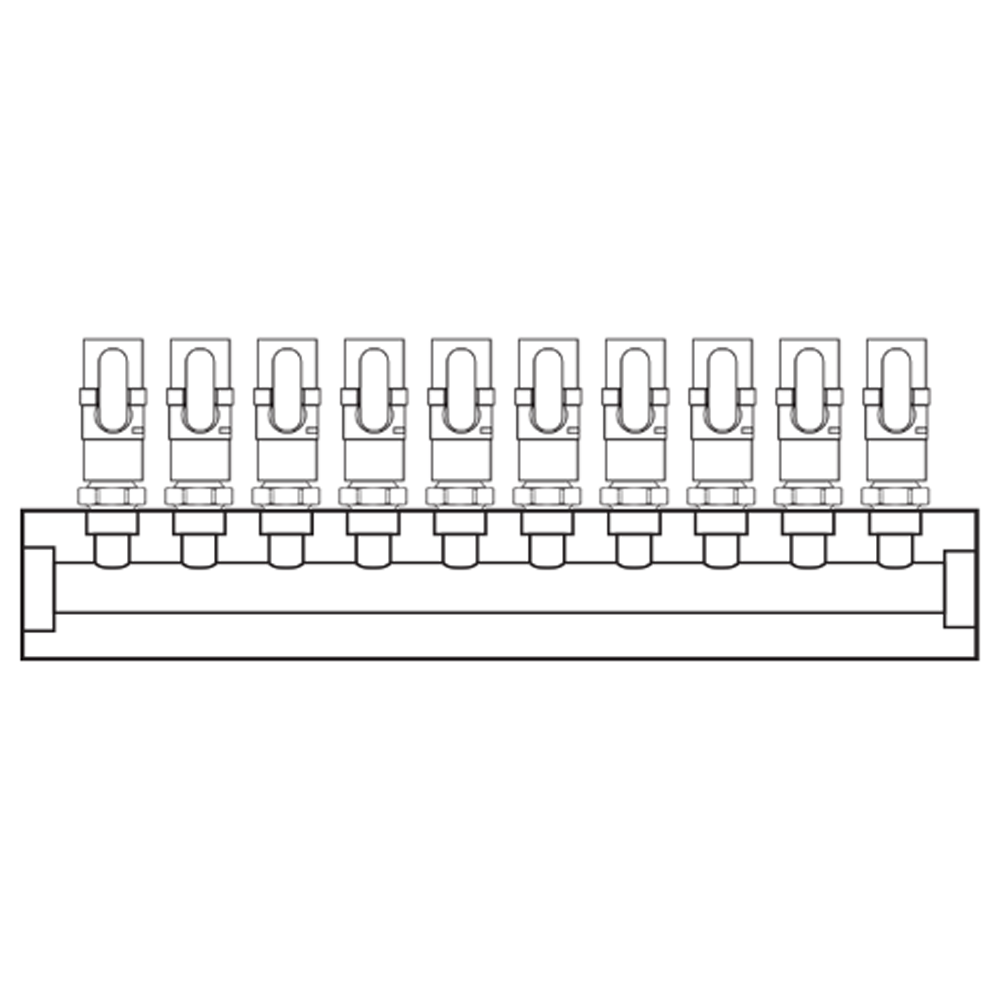 M1101000 Manifolds Brass