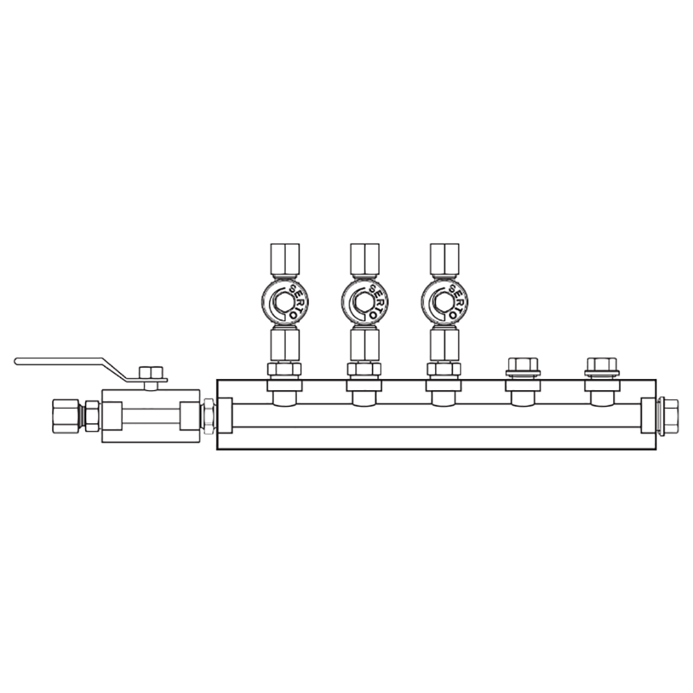 M2035031 Manifolds Stainless Steel Single Sided