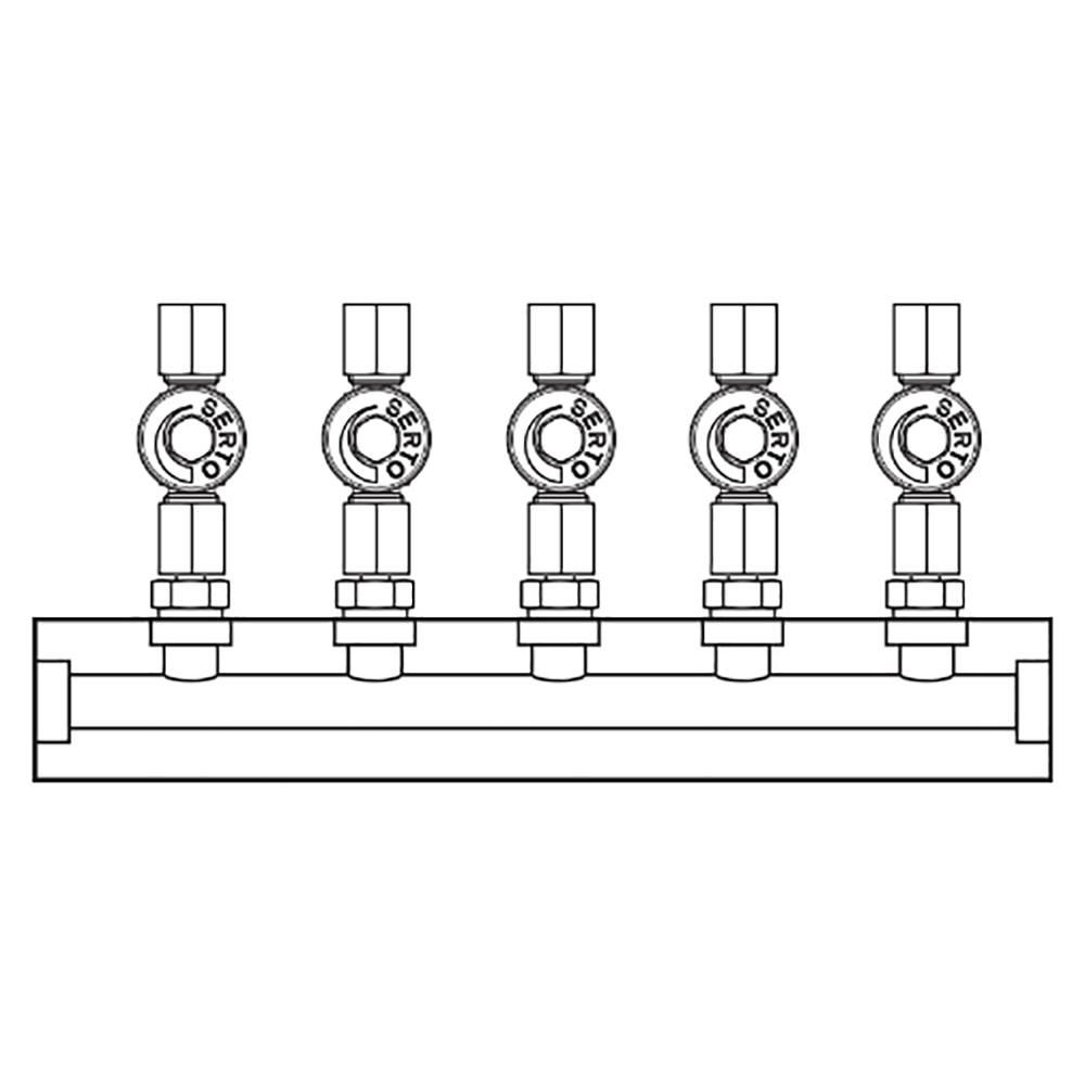 M2055000 Manifolds Stainless Steel Single Sided