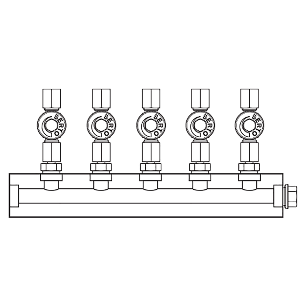 M2055001 Manifolds Stainless Steel Single Sided