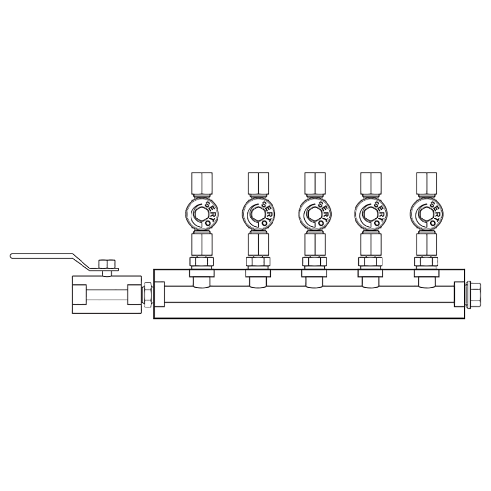 M2055011 Manifolds Stainless Steel Single Sided