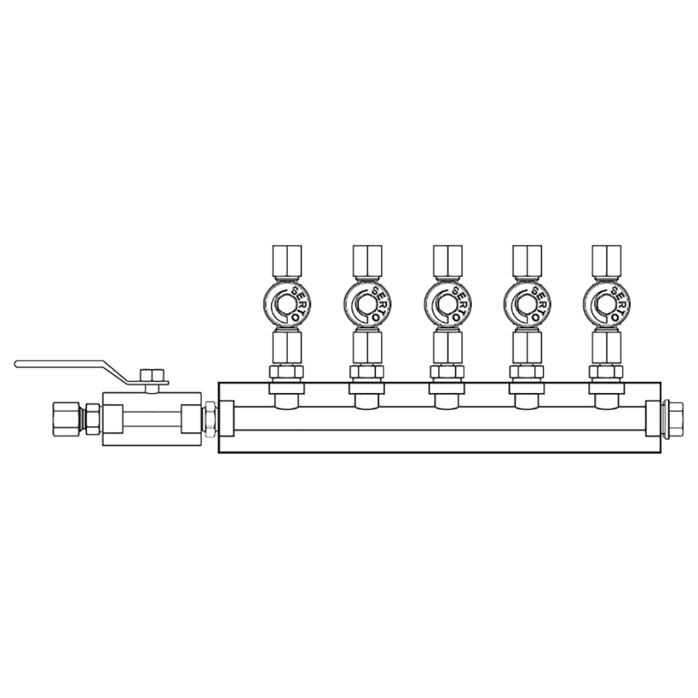 M2055021 Manifolds Stainless Steel Single Sided