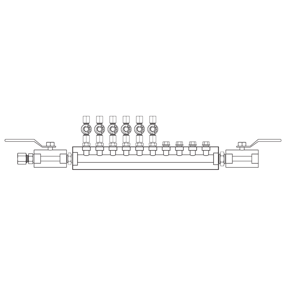 M2065052 Manifolds Stainless Steel Single Sided