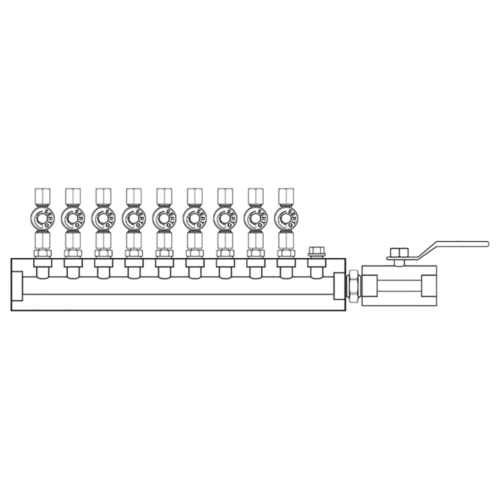 M2095002 Manifolds Stainless Steel Single Sided