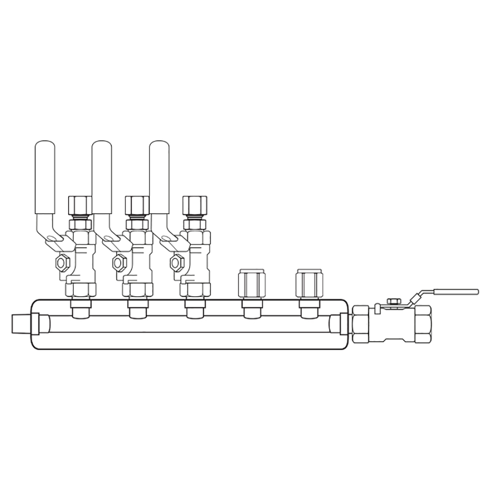 M3034202 Manifolds Stainless Steel Single Sided