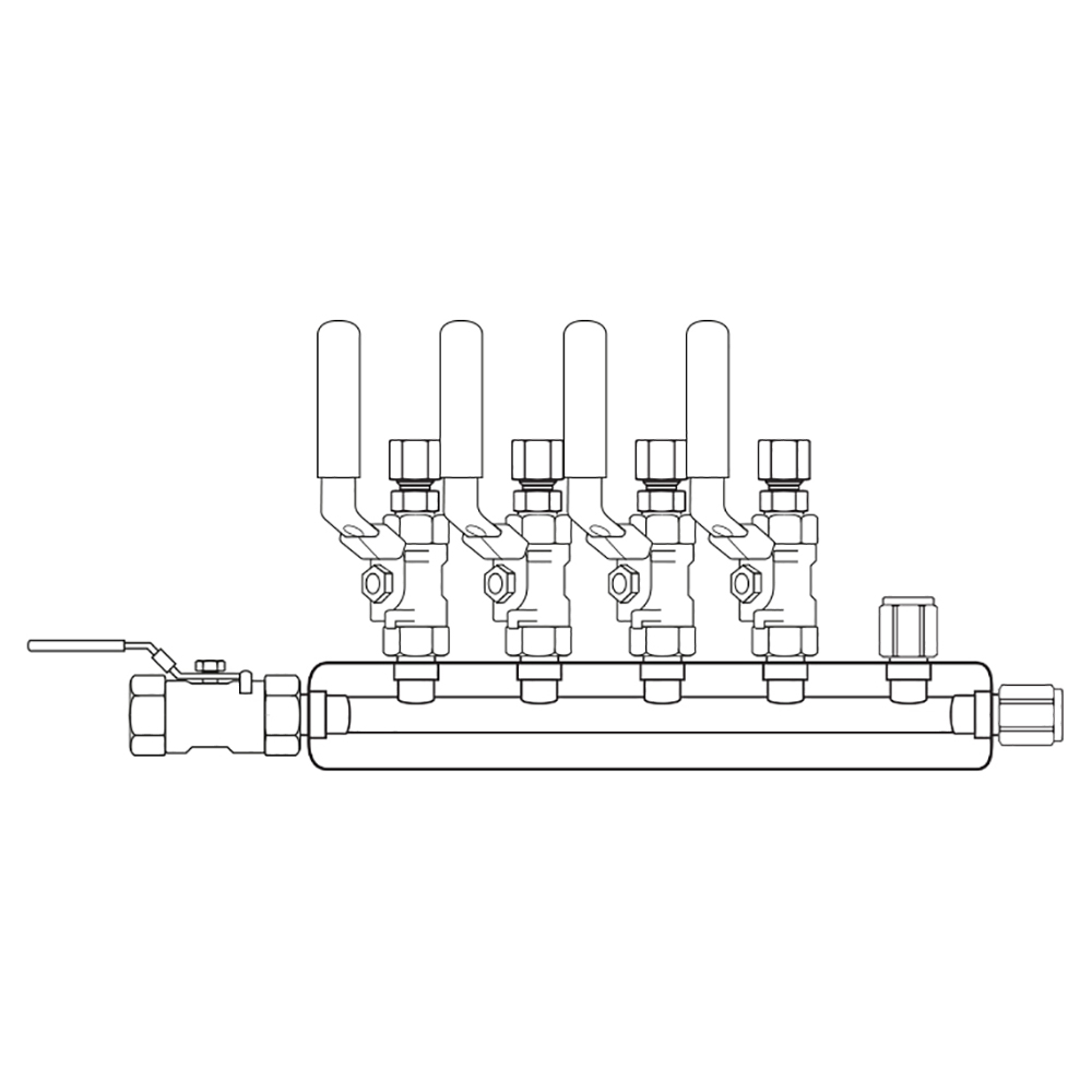 M3044111 Manifolds Stainless Steel Single Sided