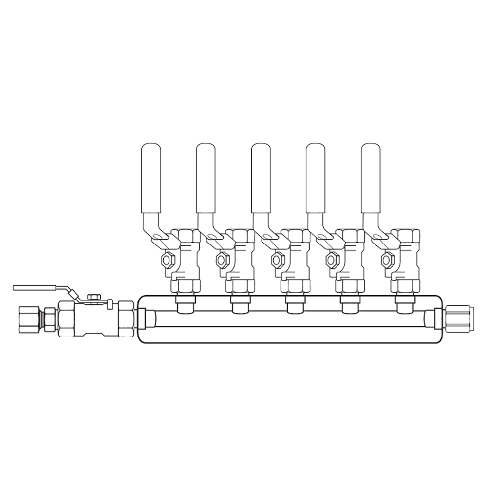 M3054021 Manifolds Stainless Steel Single Sided