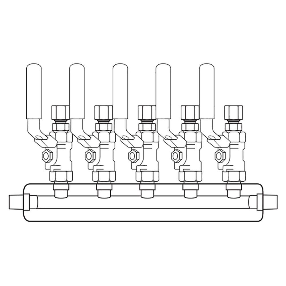 M3054100 Manifolds Stainless Steel Single Sided