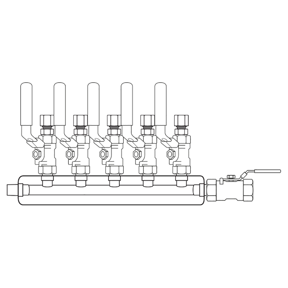 M3054102 Manifolds Stainless Steel Single Sided