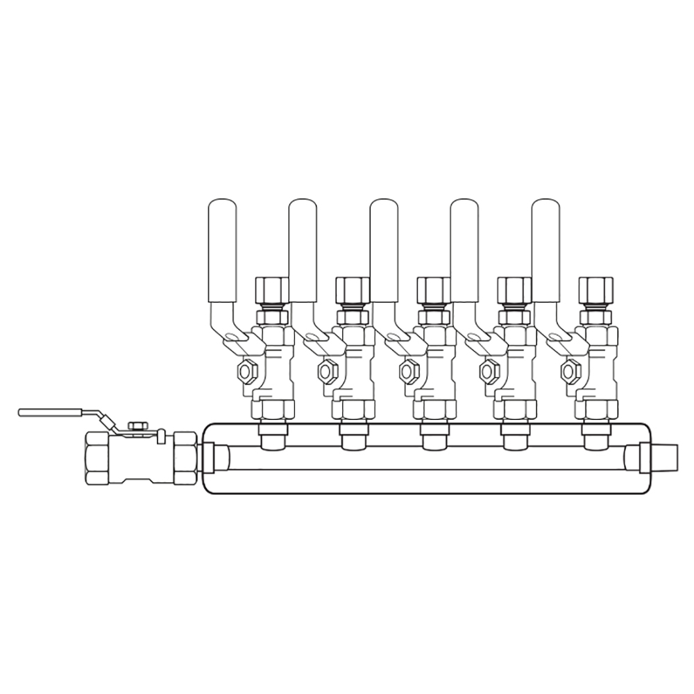 M3054110 Manifolds Stainless Steel Single Sided