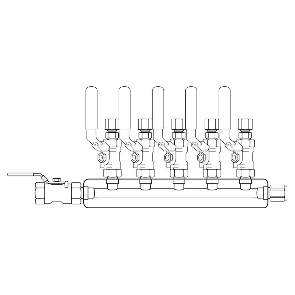 M3054111 Manifolds Stainless Steel Single Sided