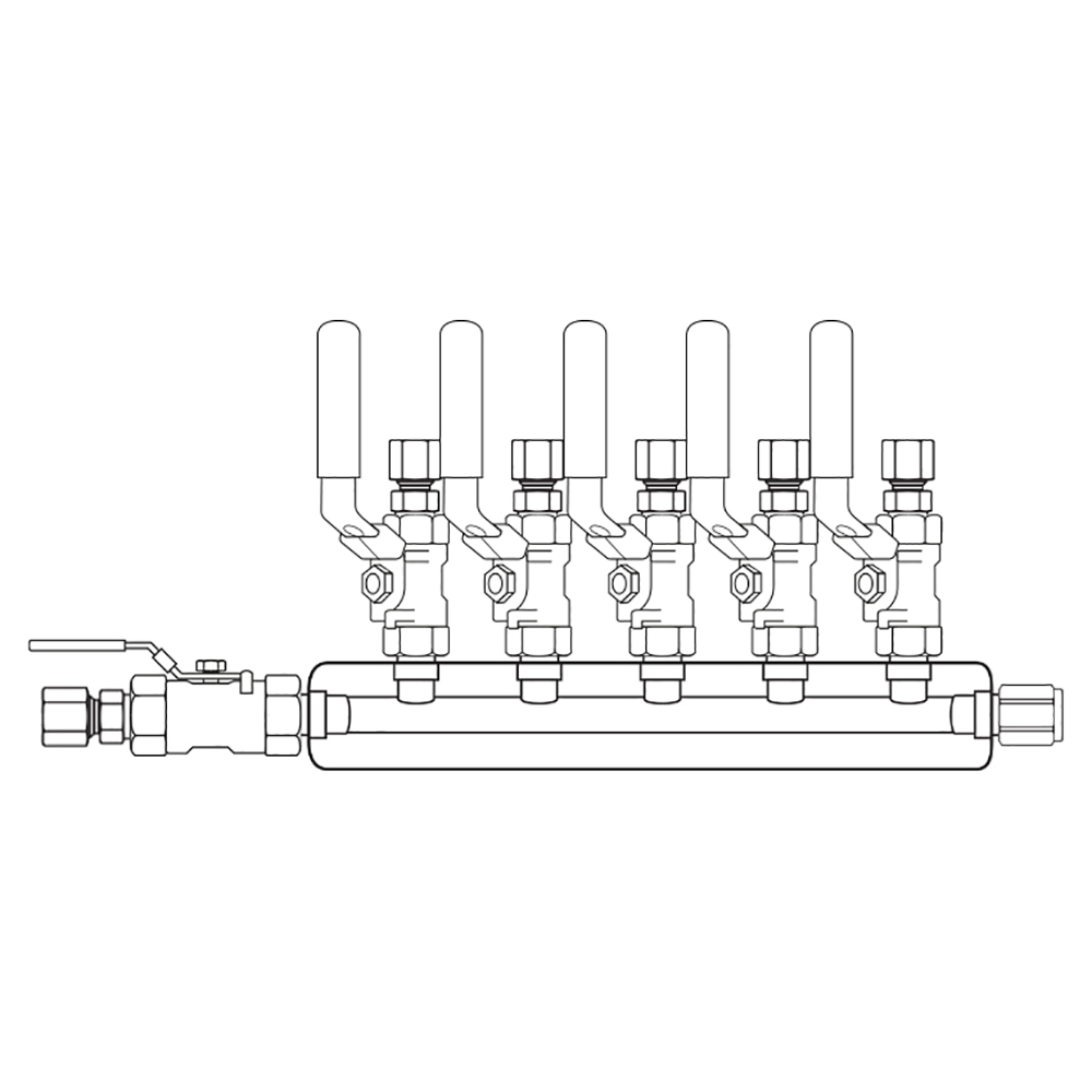 M3054131 Manifolds Stainless Steel Single Sided