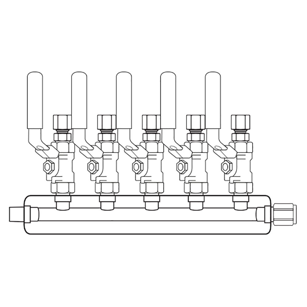 M3054301 Manifolds Stainless Steel Single Sided