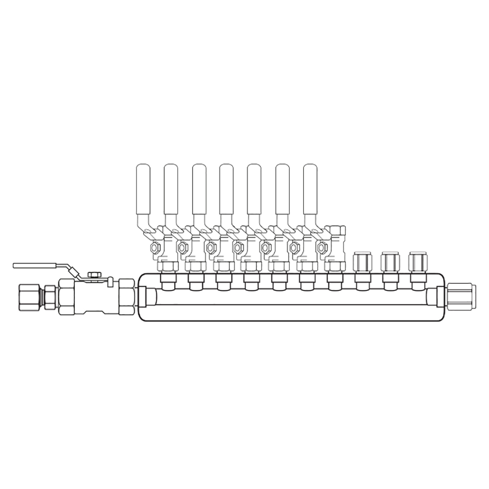 M3074041 Manifolds Stainless Steel Single Sided