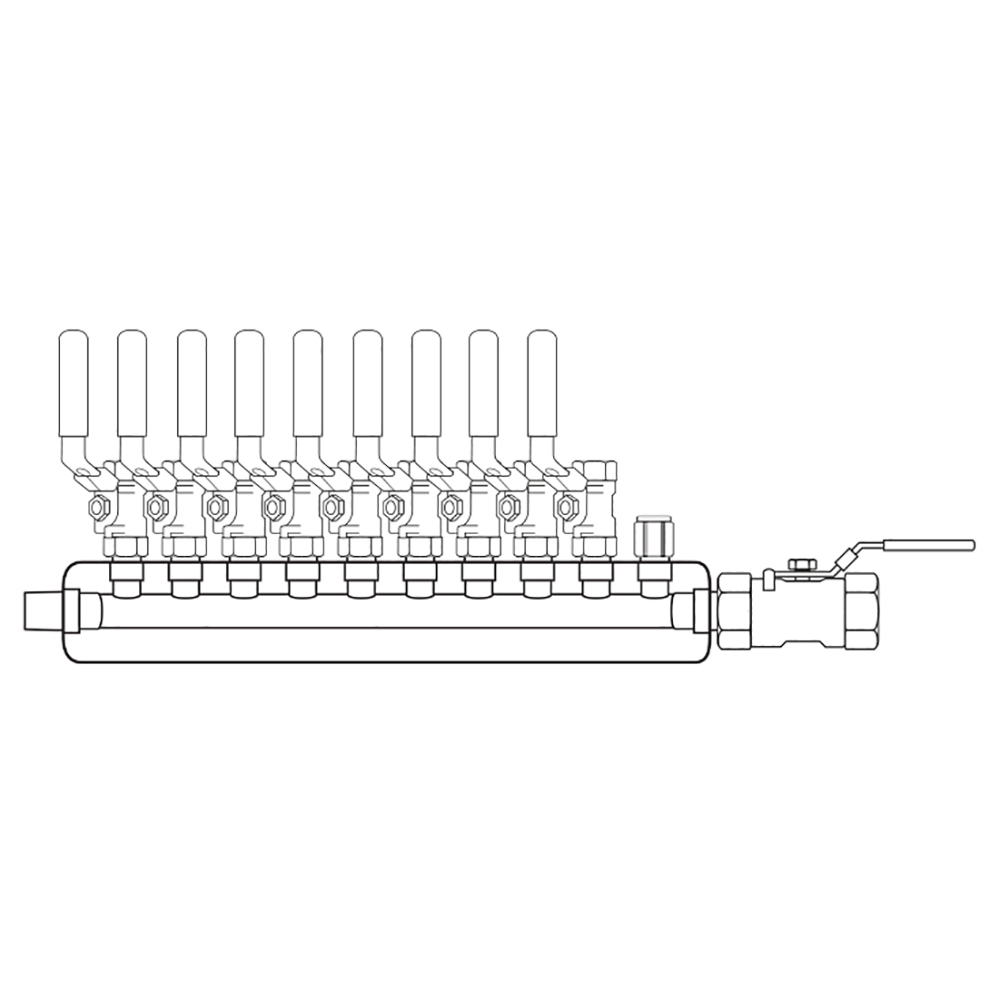M3094002 Manifolds Stainless Steel Single Sided