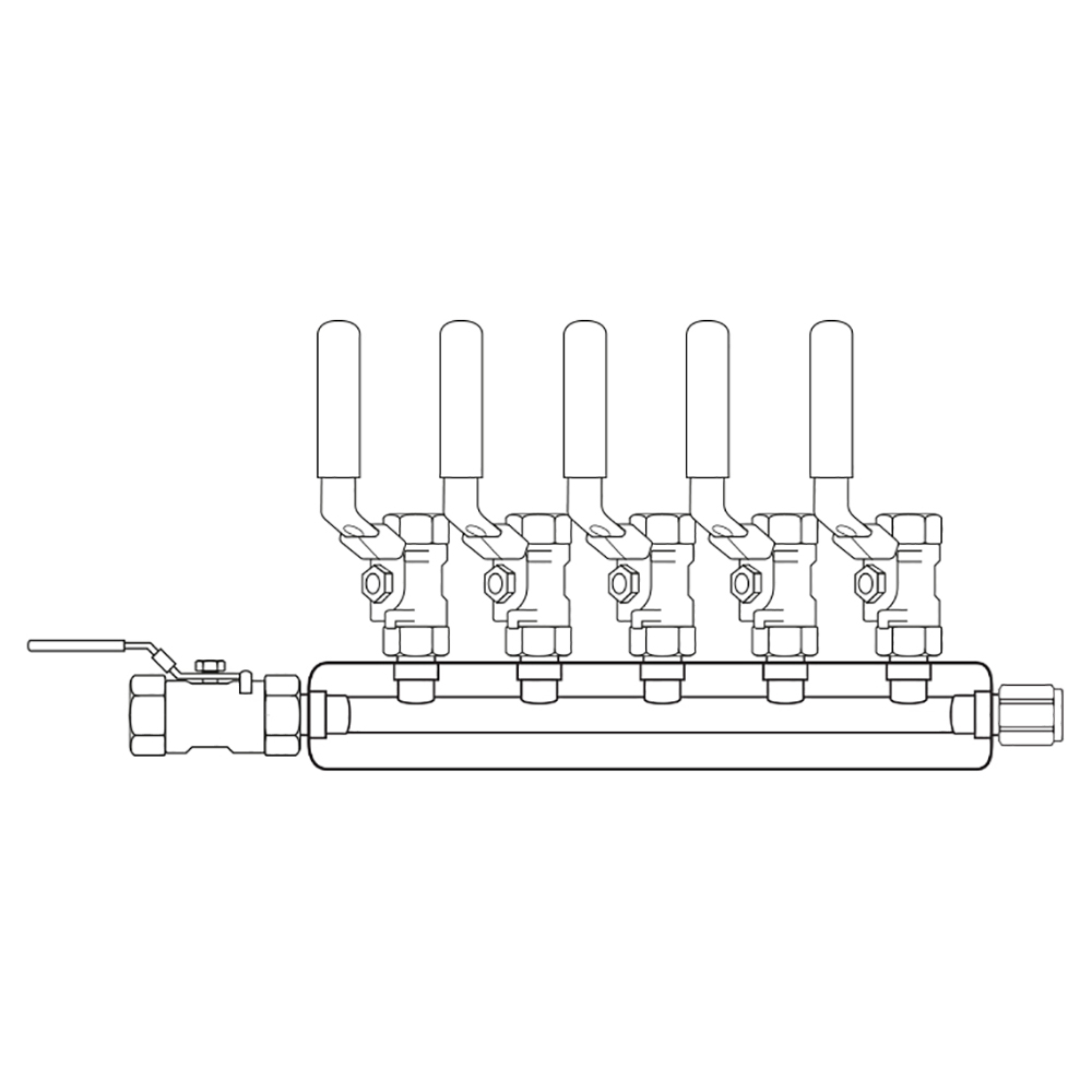 M4054011 Manifolds Stainless Steel Single Sided