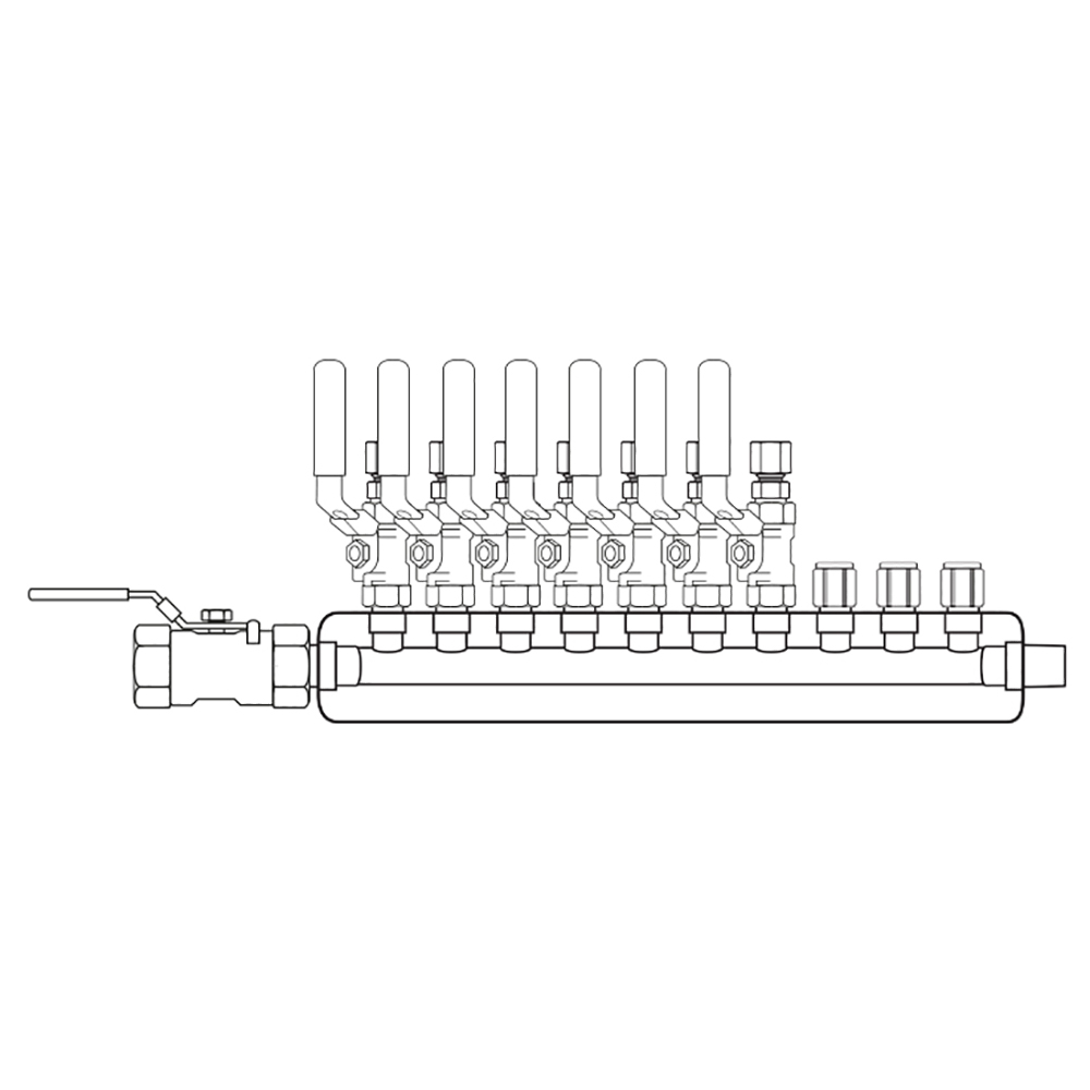 M4074310 Manifolds Stainless Steel Single Sided
