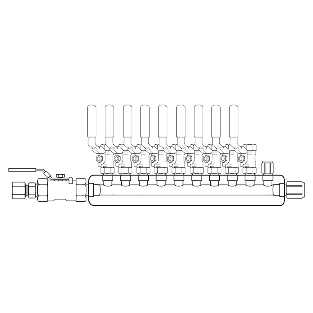 M4094051 Manifolds Stainless Steel Single Sided