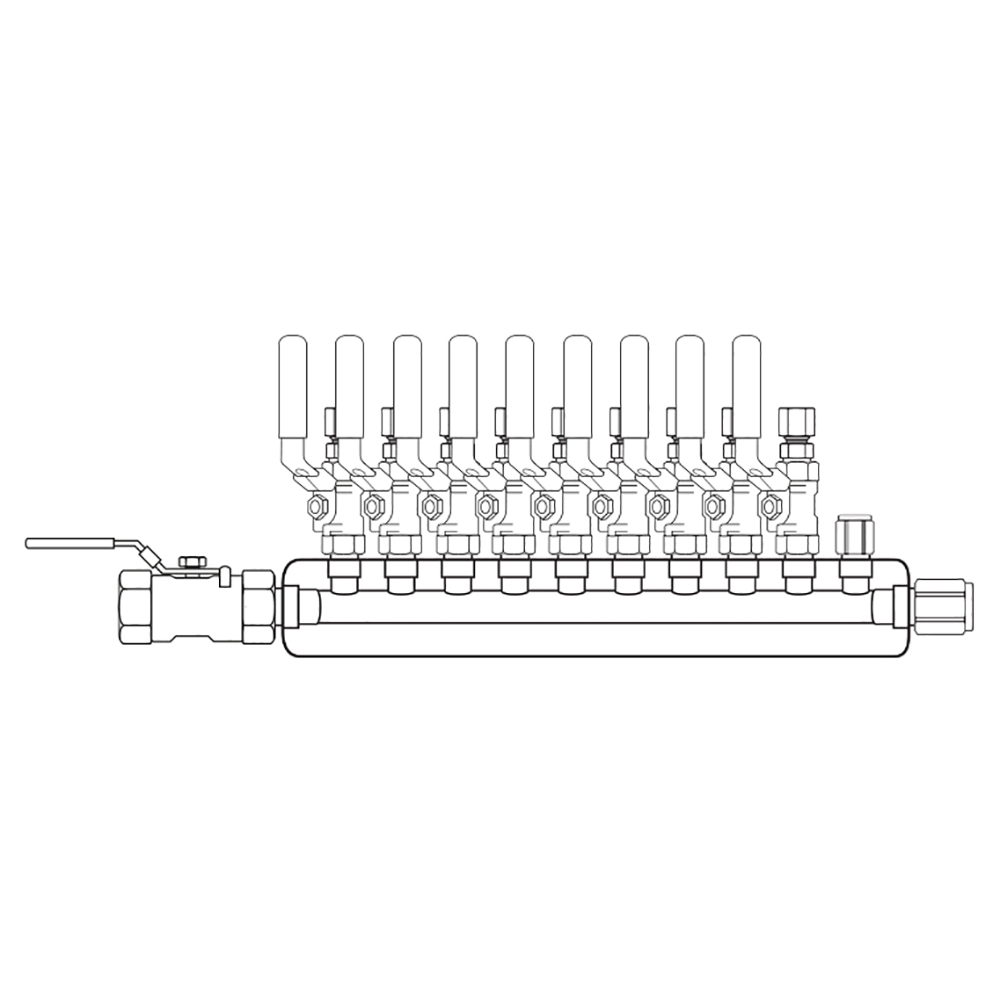 M4094111 Manifolds Stainless Steel Single Sided